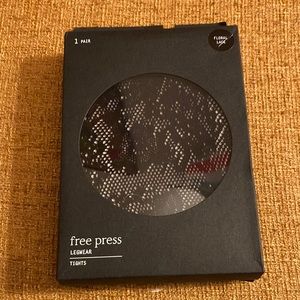 Floral lace tights size S/M